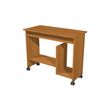 Artarredi Home Office - Escritorio para ordenador - móvil - rectangular - nogal claro - nogal claro base