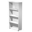7331920002069-Bibliothèque haute Trend - L80xP35xH180 cm - 3 étagères - gris-P_405165816_1-0