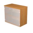 Artarredi Presto - Armario de almacenamiento - 2 Puertas - melamina - nogal claro