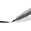 4007817098639-STAEDTLER Pigment soft brush 372 - 6 feutres pointe pinceau souple - gris & noir assortis-P_405177293_5-3