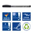 4007817098639-STAEDTLER Pigment soft brush 372 - 6 feutres pointe pinceau souple - gris & noir assortis-P_405177293_6-4