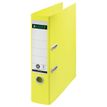Leitz 180° - Archivaor de anillas - ancho de la espina: 80 mm - para A4 - capacidad: 600 hojas - amarillo