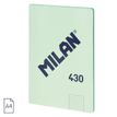 8411574104933-Milan 430 Since 1918 - Cahier de notes - A4 (210 x 297 mm) - 48 feuilles / 96 pages - papier blanc - lign-P_405183430_1-0