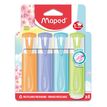 Maped FLUO Peps - Marcador - colores pastel variados - 1-5 mm (paquete de 4)