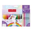 Faber-Castell Special Edition Unicorn - Rotulador - permanente - para madera, cartón - tinta al agua (paquete de 24)