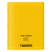 CONQUERANT - Cuaderno - grapado - 240 x 320 mm - 24 hojas / 48 páginas - Seyès - amarillo - polipropileno (PP)
