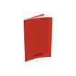 CONQUERANT Classique Polypro - Cuaderno - encuadernación cosida - 240 x 320 mm - 48 hojas / 96 páginas - cuadriculado - rojo - polipropileno (PP)