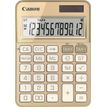Canon KS-125KB - Calculadora de sobremesa - 12 dígitos - panel solar, batería - oro