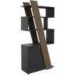 3253310544598-Bibliothèque KHEOPS  - porte à gauche - structure carbone - finition imitation noyer-P_405224012_1-0