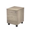 Artarredi Presto - Pedestal - móvil - 2 cajones - canadian oak