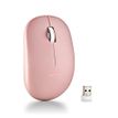 NGS Raton Inalambrico Teclas silenciosas  - rosa
