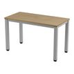 8427951820082-Rocada Executive - Table - rectangulaire - chêne - gris, RAL 9006 base-P_405224472_1-0