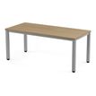 8427985120035-Rocada Executive - Table - rectangulaire - chêne - gris, RAL 9006 base-P_405224535_1-0