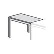 8427951993540-Rocada Executive - Bureau de retour - rectangulaire - translucide - aluminium base-P_405224634_1-0