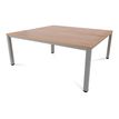 8427951222800-Rocada Executive - Table - rectangulaire - chêne - aluminium base-P_405224682_1-0