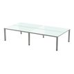 8427951220325-Rocada Executive - Table - rectangulaire - blanc - gris, RAL 9006 base-P_405224699_1-0