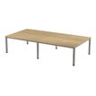 8427951220486-Rocada Executive - Table - rectangulaire - chêne - gris, RAL 9006 base-P_405224724_1-0