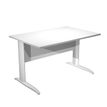 Artarredi Presto - Escritorio - rectangular - blanco - blanco mate, RAL 9010 base
