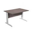 Artarredi Presto - Escritorio - rectangular - fresno de la Toscana - cromo base