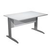 Artarredi Presto - Escritorio - rectangular - gris - RAL 7016, antracita mate base