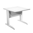 Artarredi Presto - Escritorio - cuadrado - blanco - blanco mate, RAL 9010 base
