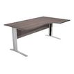 Artarredi Presto Plus Compact - Escritorio - en escuadra (derecha) - roble - cromo base
