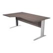 Artarredi Presto Plus Compact - Escritorio - forma de L (izquierdo) - negro ceniza - cromo base