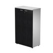 0404052257830-Bibliothèque mi-haute Trend - L80xP44xH120 cm - 2 portes en mélaminé avec serrure - imi-P_405225783_1-0