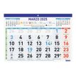 8422952381150-Finocam - Calendrier - 2025 - Skirt - mois à afficher - F93 - 300 x 210 mm - daté-P_405226571_1-0