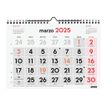 8422952380689-Finocam - Calendrier - fixation murale - 2025 - mois à afficher - L - 430 x 310 mm - dat