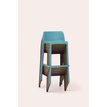 8414376784372-Tabouret haut empilable ATTIC - Ezpeleta professionnel - Brique-P_405227945_3-2