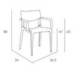8414376746578-Fauteuil empilable TOWN - Ezpeleta professionnel - Vert-P_405227966_4-3