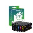 3701645515825-Cartouche remanufacturée Canon 2500XL - Pack de 4 - Noir, Cyan, Magenta, Jaune - SWITCH R-P_405232757_1-0