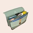 0404052342130-Cartable scolaire Léo - 38 cm - 2 compartiments - kaki - Biopic-P_405234213_7-6