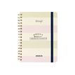 8445641051103-Mr. Wonderful - Agenda de bureau - 2025 - semainier - reliure à anneaux métalliques - 156 x 221 mm - 160 pages - Atrévete a soñar y prep
