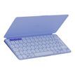Logitech Keys-To-Go 2 - Teclado - cubierta integrada - inalámbrico - Bluetooth LE - AZERTY - francés - lila