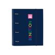 8412688576159-SAFTA Benetton - Classeur à anneaux - largeur de dos : 35 mm - Damero-P_405236627_1-0