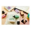 4006381616911-STABILO BOSS MINI Pastel - Surligneur - bleu nuageux, pêche crémeuse, goût léger de menthe, crème de jaune, brosse rose - encre-P_405240032_4-1