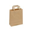 Logistipack - Bolsa de regalo - 10 cm x 22 cm x 28 cm - resistente a rasguños - marrón