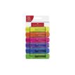 Faber-Castell Textliner 46 - Rotulador - colores pastel variados - tinta al agua - 1-5 mm (paquete de 6)