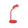 MAULabby - Lámpara de sobremesa - LED - 4.7 W (equivalente 47 W) - clase E - luz blanca cálida - 3000 K - rojo