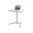 4002432138395-Bureau ERGO - Bureau assis-debout compact - réglable manuel - Blanc-P_405242224_6-1