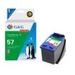 Cartouche compatible HP 57 - cyan, magenta,jaune - G&G
