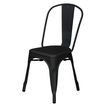 Meet Urban - Silla - acero galvanizado - negro (paquete de 2)