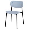 Meet SOHO - Silla - polipropileno inyectado - azul, negro (paquete de 2)
