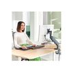4002432134663-Leitz Ergo - Bras pour écran simple- 17"- 32"- faible encombrement - Métal - Gris fonc