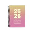 8435603317002-Mimbek - Agenda - 2025-2026 - 1 jour par page - reliure à spirale - A5 (148 x 210 mm) - lemo-P_405246813_2-0