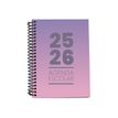 8435603317019-Mimbek - Agenda - 2025-2026 - 1 jour par page - reliure à spirale - A5 (148 x 210 mm) - v-P_405246814_2-0