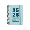 8435603316739-Mimbek - Agenda - 2025-2026 - 1 jour par page - reliure à spirale - A5 (148 x 210 mm) - b-P_405246836_2-0