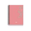 8421938520576-Dohe SYSTEM - Agenda - 2025-2026 - semainier - reliure à spirale - A5 (150 x 210 mm) - 72 feuilles - rose - carton -P_405246992_2-0